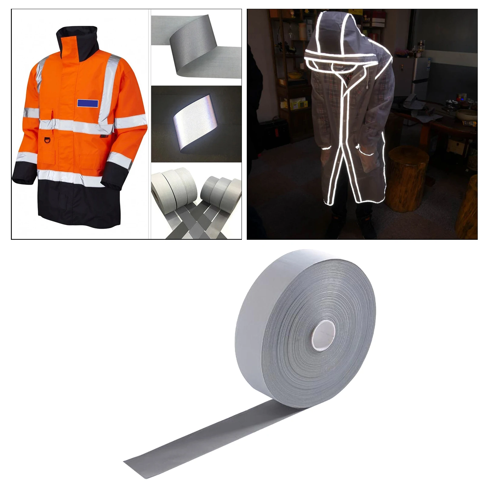 Лента Светоотражающая самоклеящаяся 100x2 5 см|Светоотражающие ленты| |