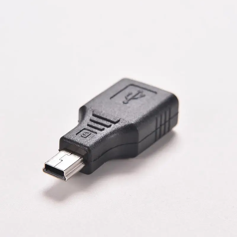 1 шт. черный F/M USB 2 0 разъем для Micro / Mini B 5 контактный штекер хост адаптер OTG