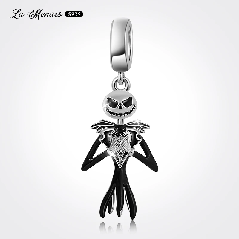 

La Menars New Pumpkin Monster Bead Fit Original Brand Charm Bracelet Genuine Silver Plating Women Jewelry DIY Making