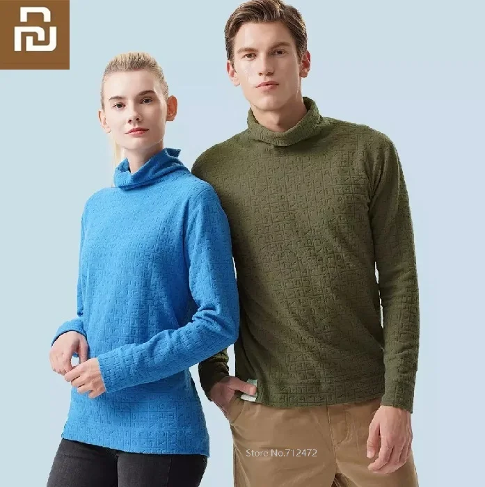 Осенне-зимняя двухсторонняя сохраняющая тепло Спортивная футболка Youpin с длинным