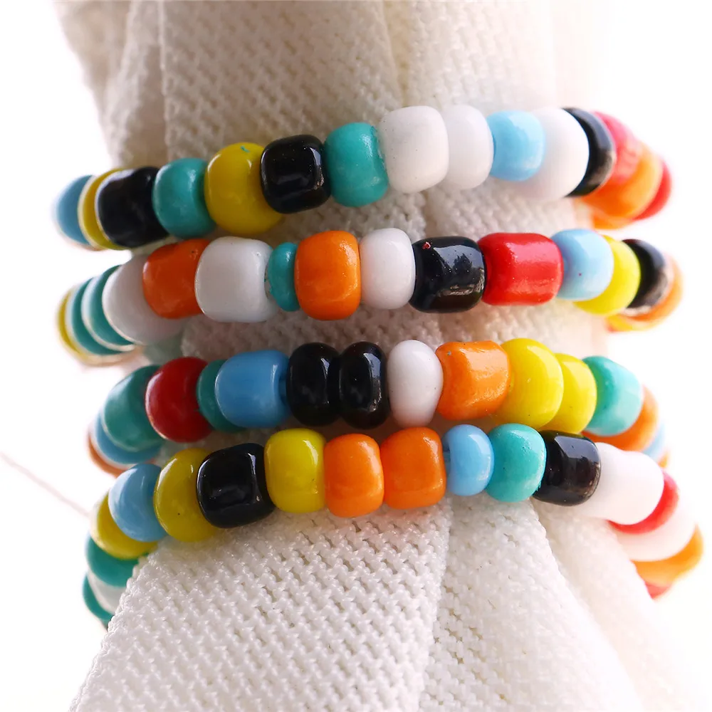 Женский набор колец IF YOU регулируемое кольцо из смолы с надписью Love богемное