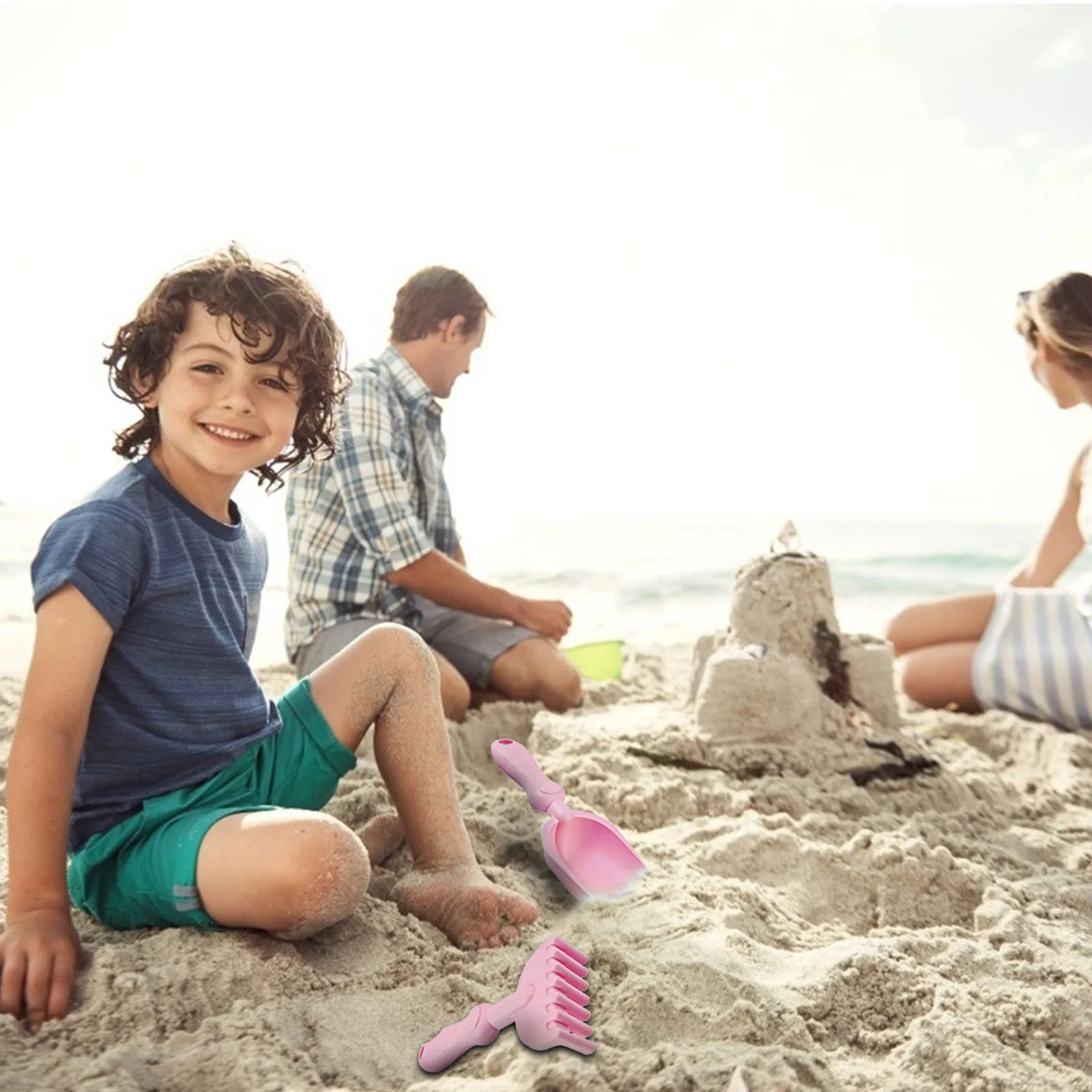 

Hot Sale Beach Toy Garden Shovel Planting Tool Children Multifunctional Gardening Tool Creative Multicolor Toy Play Sand Sea Toy