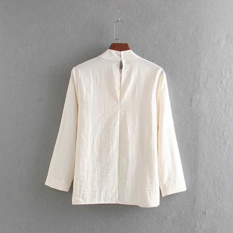 VOGUEIN новые женские повседневные однотонные цвета слоновой кости галстук бабочка