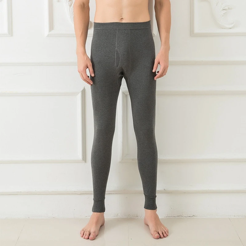 

Thermal Pants Cotton Leggings Winter Men's Warm Underwear Men Long Johns Thin Fleece Thermal Underwear Plus Size Leggings Tight