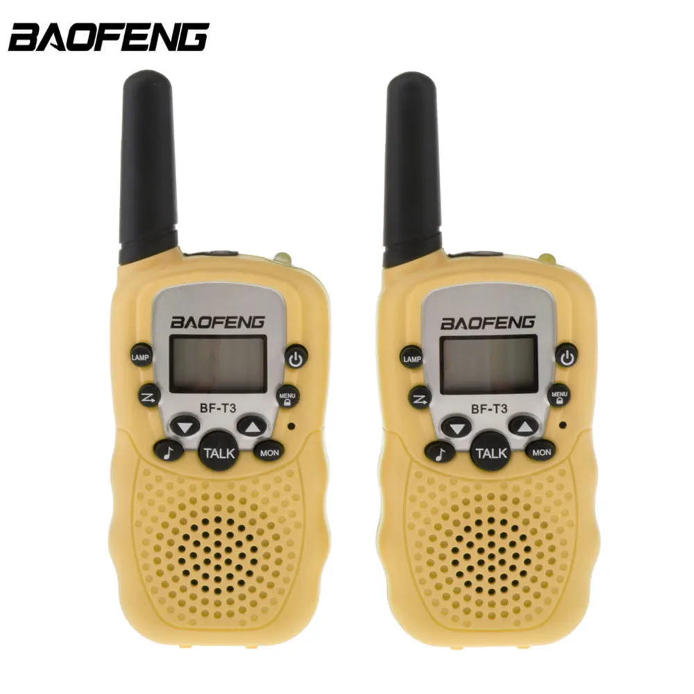 Baofeng 2 шт. оптовая продажа детская мини рация UHF BF T3 FRS двухстороннее радио Comunicador