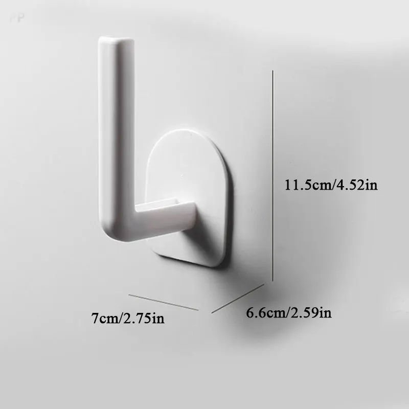 

1pcs Tissue Hanger Storage Rack for Bathroom Toilet Kitchen Self-adhesive Towel Holder Accessories Under Cabinet Paper Roll Rack