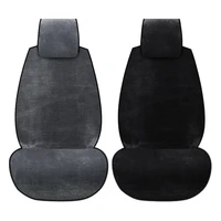 front seat cover winter warm faux suede fur car seat cushions slip protective general plush front seat cover fits car truck