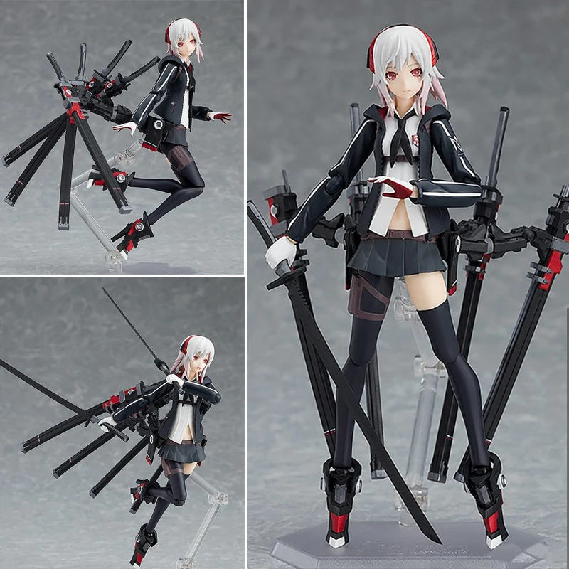 

Anime Heavy Soldier Type Female Figma 422 High School Student Girl Action Figures Collection Model Toy Gift