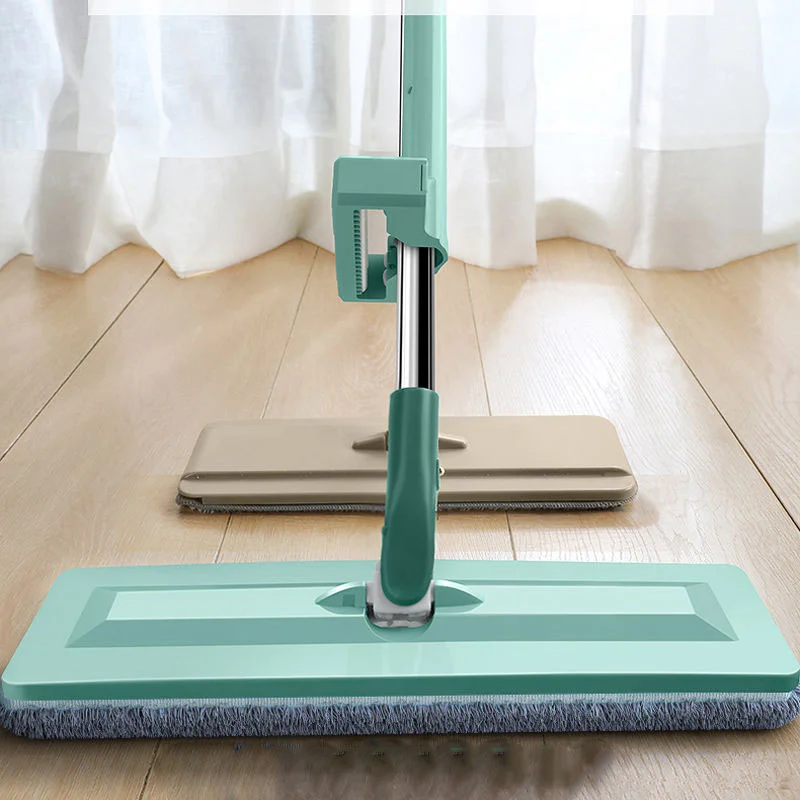 

And-free Flat Mop Household Self-squeezing Water Large Mop Shake Dry and Wet Dual-use Mopping Wood Floor Floor Cleaning Mop Mop