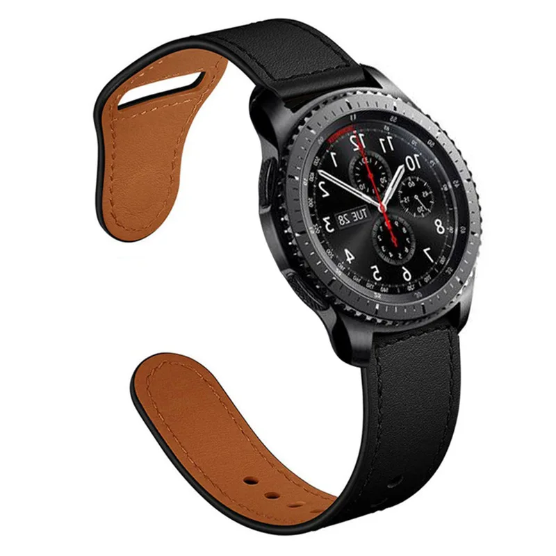 Gear S3 frontier ремешок для samsung Galaxy Watch 46 мм 22 мм ремешок для часов huawei watch gt 2 ремешок кожаный спортивный браслет ремешок для часов 46