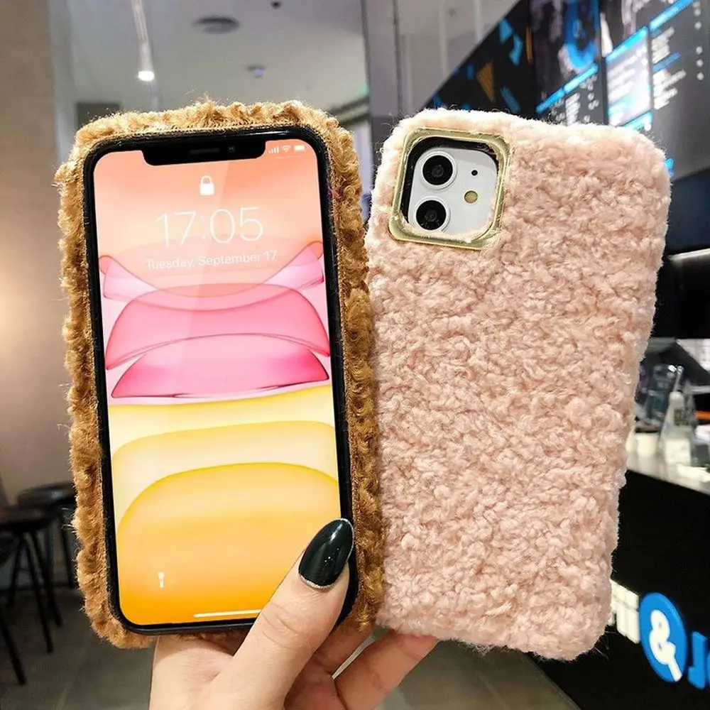 LAPOPNUT супер мягкий силиконовый милый зимний теплый плюшевый пушистый