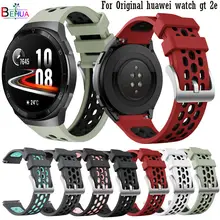 BEHAU Sport Silicone Watch Strap For Huawei watch GT 2e original SmartWatch band Replacement GT2e WristBand 22mm Bracelet belt