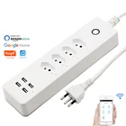 Умный сетевой фильтр Aleleke с поддержкой Wi-Fi и USB-портами