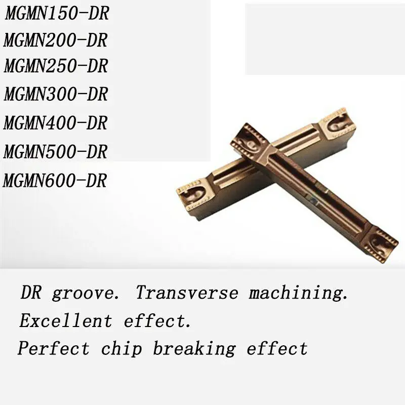 

Grooving and Turning，Stainless steel MGMN1.5/2.0/2.5/3.0/4.0/5.0/6.0-DR /MGEHR/L PVD coating. Special grooving tools for stainl