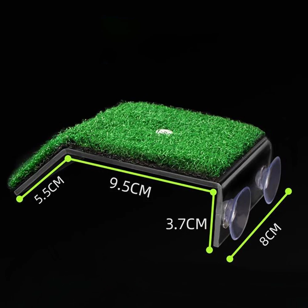 Turtle Basking Platform Aquarium Decor Acrylic Island Aquariums Moss Climb for Turtles Reptile Tank Decoration | Дом и сад