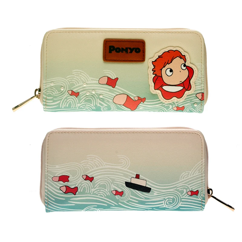 Модный и прекрасный женский кошелек с принтом Ponyo DFT5041 | Багаж сумки