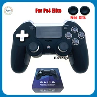 2021 new arrival black wireless for ps4 gamepad dual vibration elite game controller joystick for ps3pc video games console