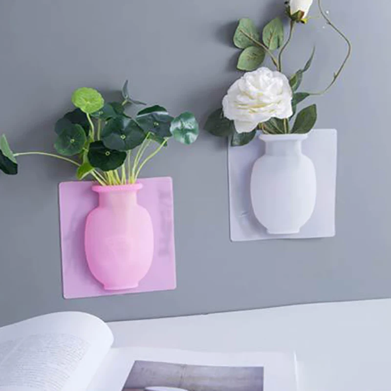 Настенная силиконовая наклейка в виде вазы бесшовная паста волшебное стекло