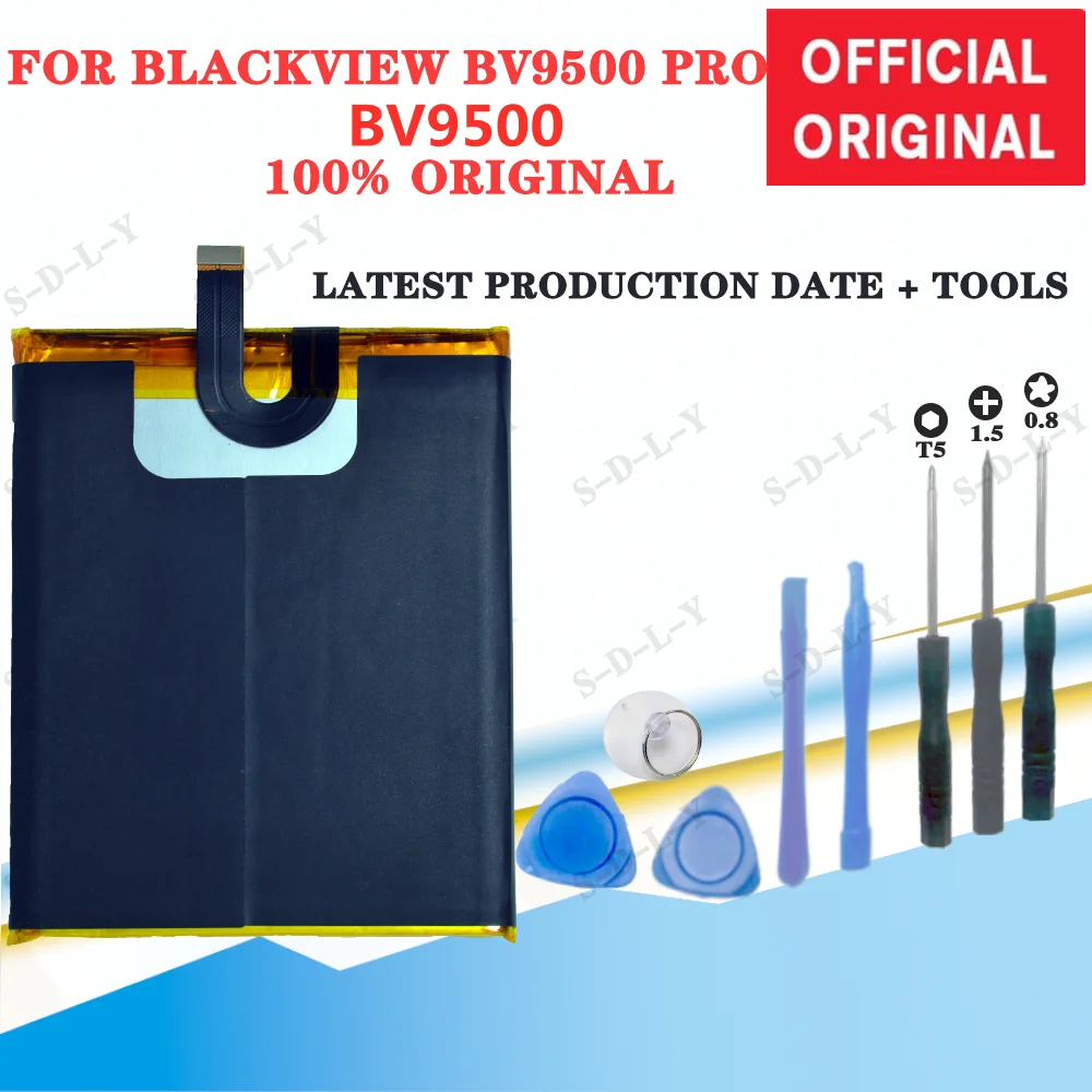 

100% New Blackview BV9500 Battery 10000mAh Replacement for Blackview BV9500 Pro MT6763T 536380 Smart Phone + Free Tools