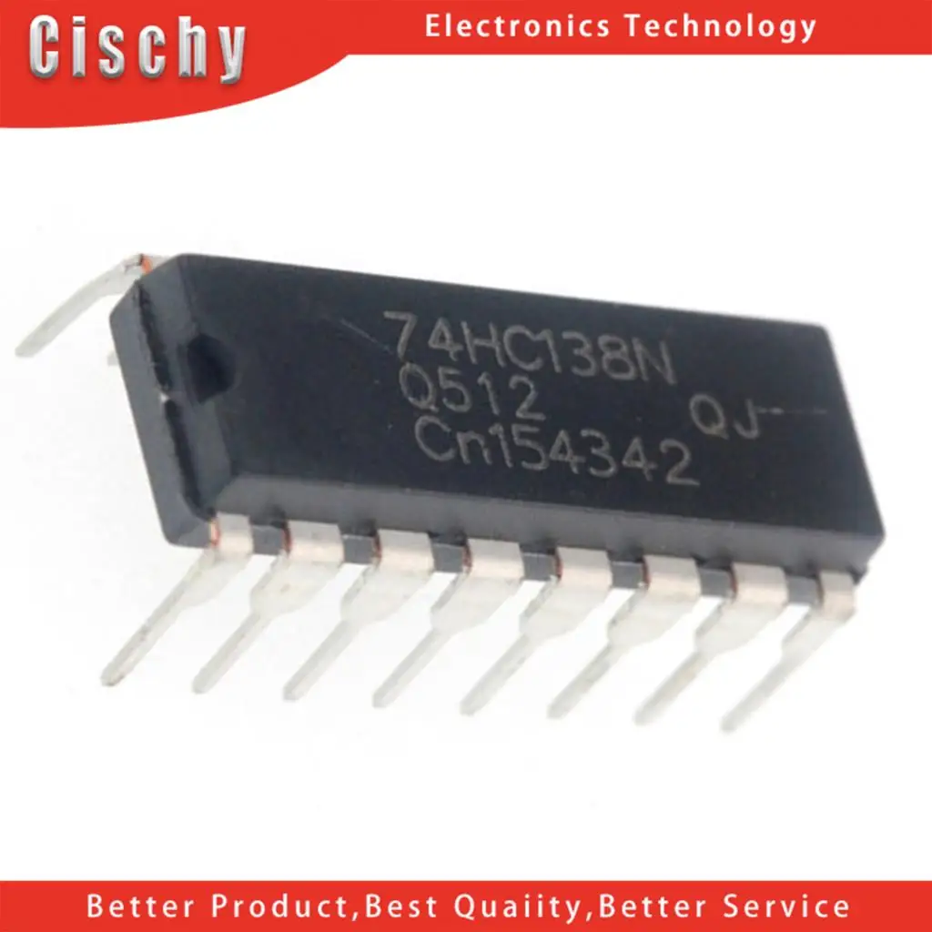 

10PCS SN74HC138N DIP16 SN74HC138 DIP 74HC138N 74HC138 DIP-16 new and original IC