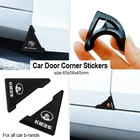 2 шт., водонепроницаемые наклейки на дверные углы автомобиля, против царапин, для Mustangs 2005 2006 2007 2008 2009 2013 2015 1976 Gt500, автомобильные аксессуары
