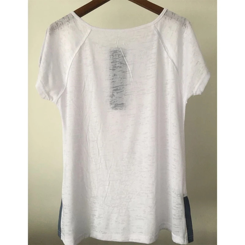 Мягкая женская футболка Повседневная рубашка для улицы хлопок удобные топы с