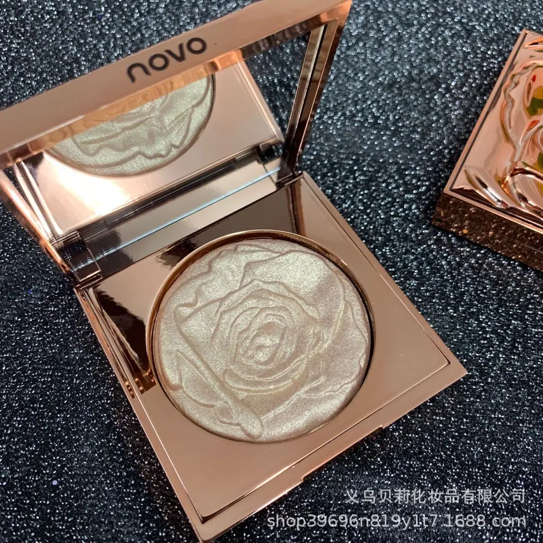 

NOVO Highlighter Powder Glitter Palette Makeup Glow Face Contour Shimmer Illuminator Highlight Cosmetics Wholesale