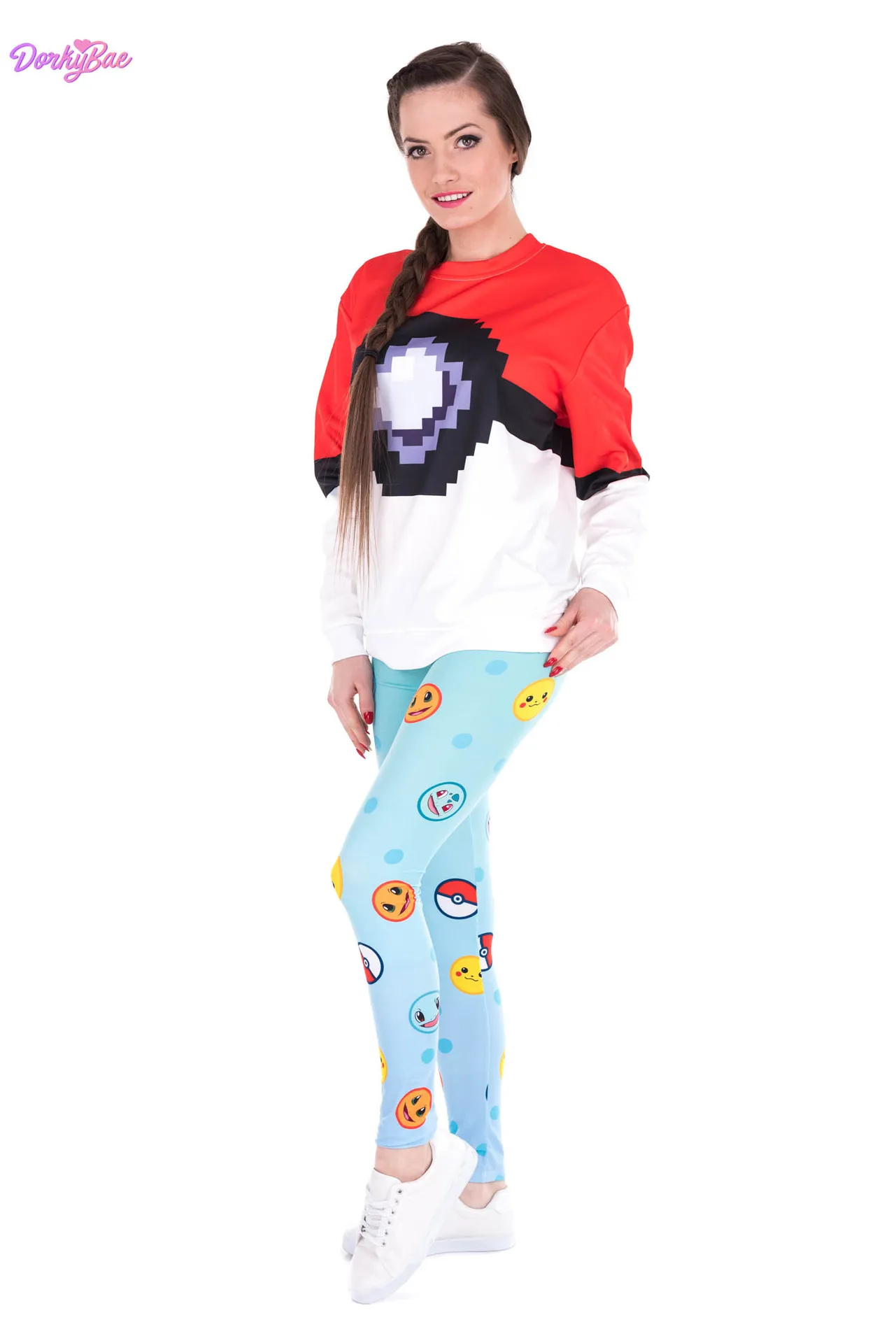 Elvish выражение синие легинсы с эмотиконом пуш-ап модные брюки высокой талией для