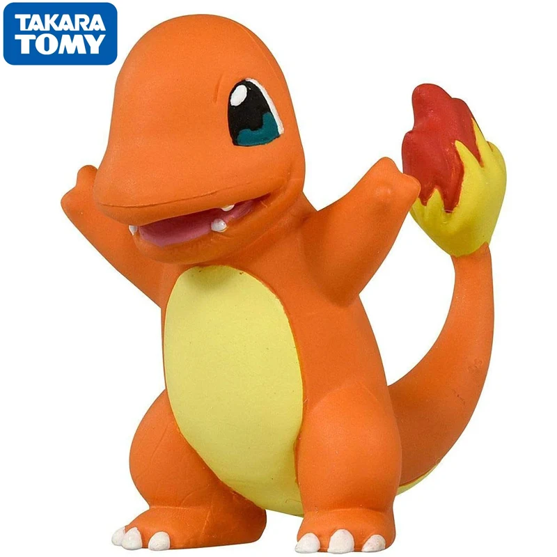 

Фигурка Takara Tomy, 4 см, фигурки покемонов, мини-фигурки из японского аниме, модель игрушки, чармандер, подарок на день рождения, игрушки для маль...