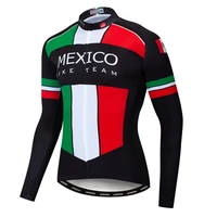 weimostar mexico france cycling jersey men long sleeve autumn bicycle cycling clothing breathable mtb bike jersey spring usa top
