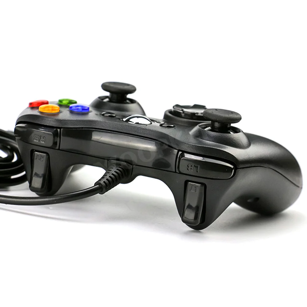 Kup Przewodowy Kontroler USB Do Konsoli Xbox 360/ PC Windows 7/8/10 Akcesoria Do Gier Gamepad Joystick Do Xbox360