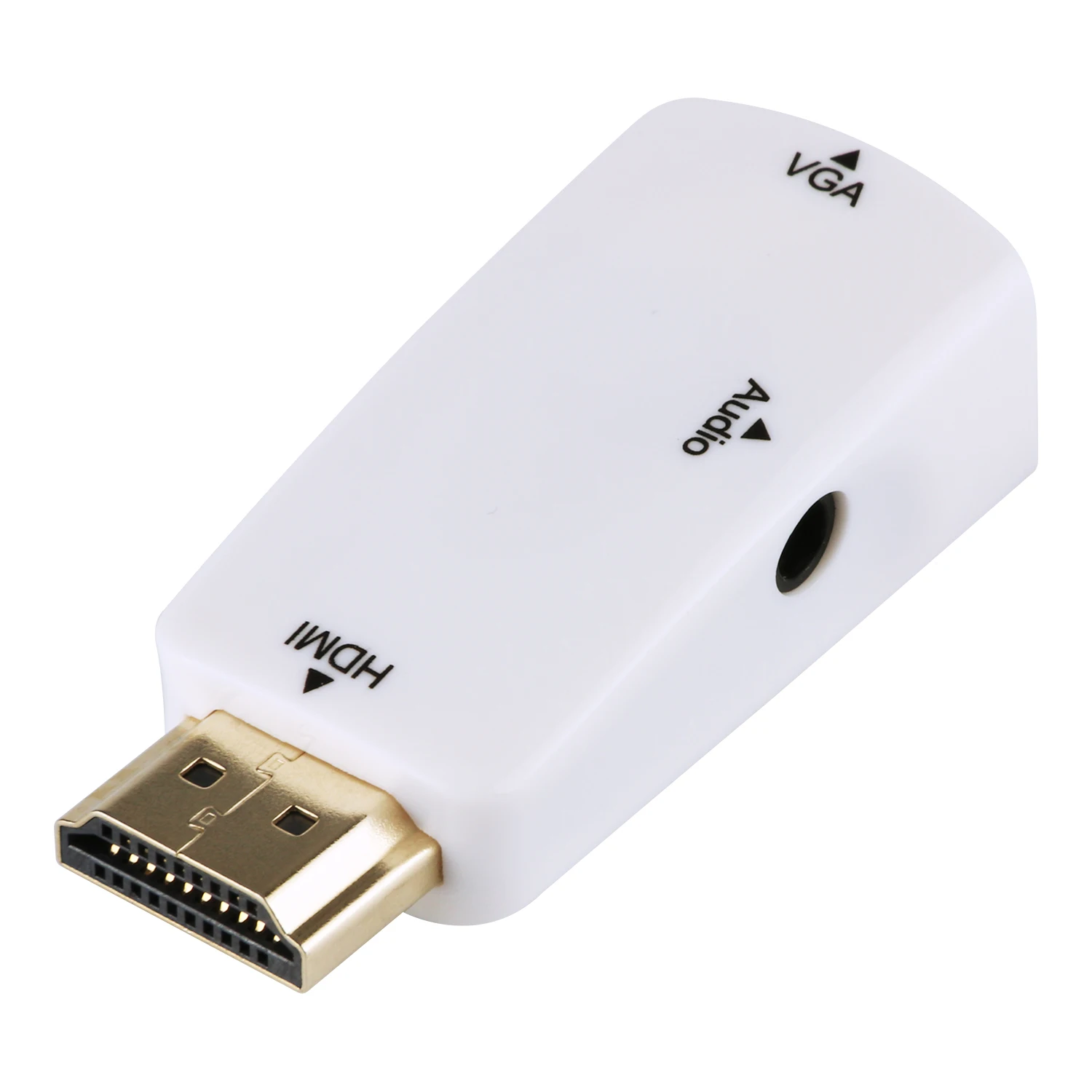 HDMI к VGA адаптер с 3 5 мм аудио кабелем HD 1080P для Xbox X360 PS3 PS4 PC ноутбук ТВ коробка