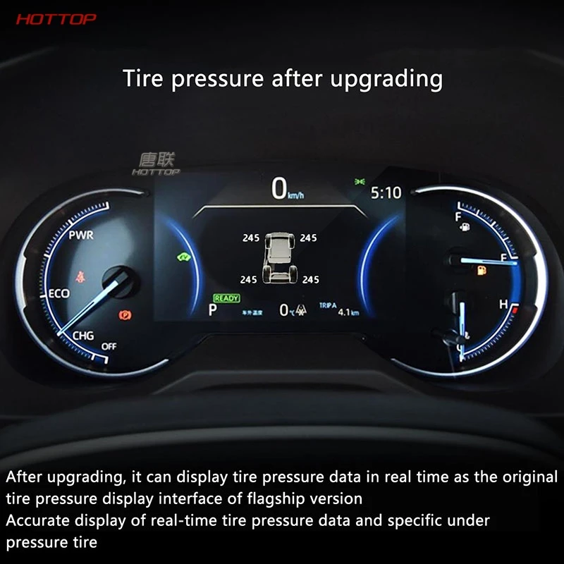 Для Toyota RAV4 2019 2020 5th система контроля давления в шинах встроенный дисплей