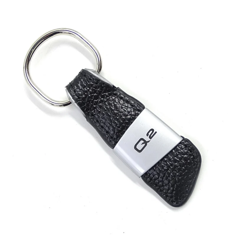 Автомобильная эмблема значок из натуральной кожи брелок для Audi A1 A3 A4 A5 A6 A7 A8 TT Q2 Q3 Q5