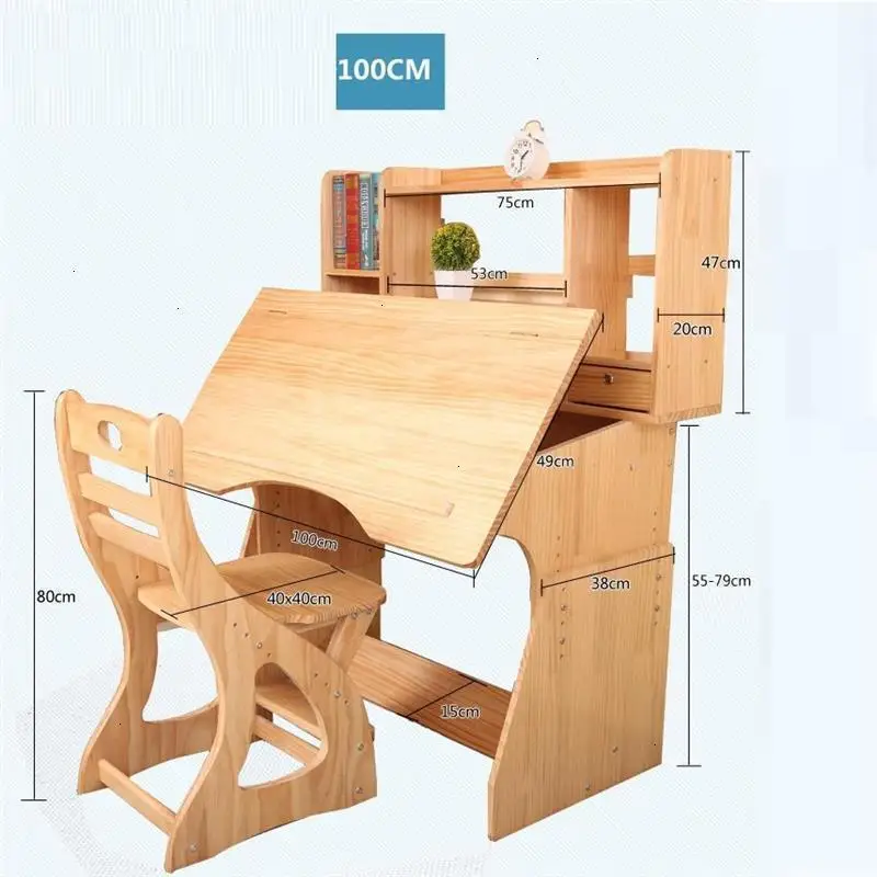 Bambini Cocuk Masasi Infantil Tableau Enfant Tisch Estudar мебель Kinder Tafel Wood Escritorio стол Меса учебный стол для детей