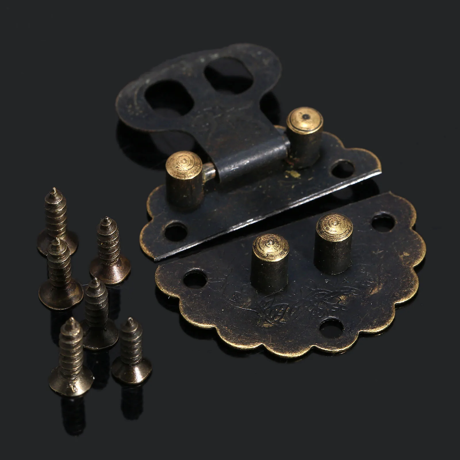 Замки с защелкой под античную бронзу винтажные замки круглые нагрудные