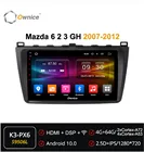 Ownice Android 10,0 Octa 8Core автомобильный DVD Navi GPS плеер forMazda 6 2 3 GH 2007 2008 2009 2010 2011 2012 автомобиль радио мультимедиа