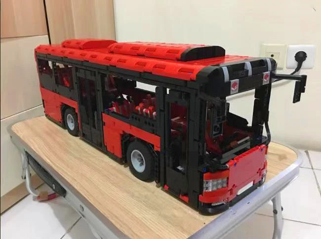 Новый RC double deck автобус MOC 5161 технологии строительные блоки игрушки &quotСделай