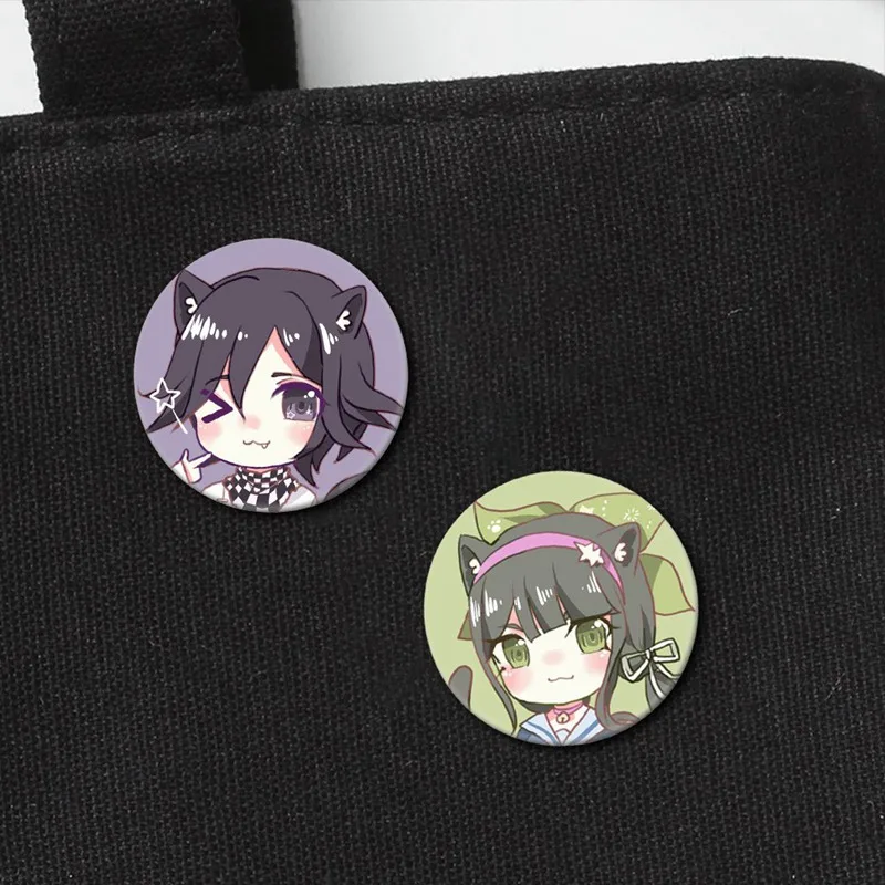 Anime Danganronpa Brooch Pin Badge Accessories For Clothes Backpack Decoration Children's Gift 58MM | Costumes