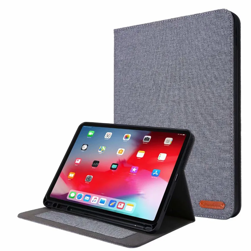 Тканевый чехол из искусственной кожи для 2020 iPad Pro 11 дюймов со слотом карандаша A2228