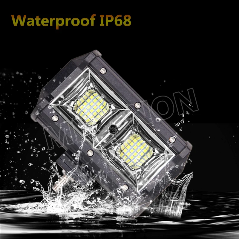 5 дюймов 96 Вт Светодиодный светильник светодиодный бар Точечный Предупреждение