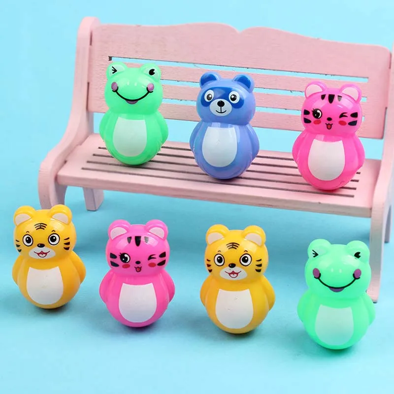 6 шт. Мультяшные куклы-стаканы с животными куклы для счастливой семьи реквизит