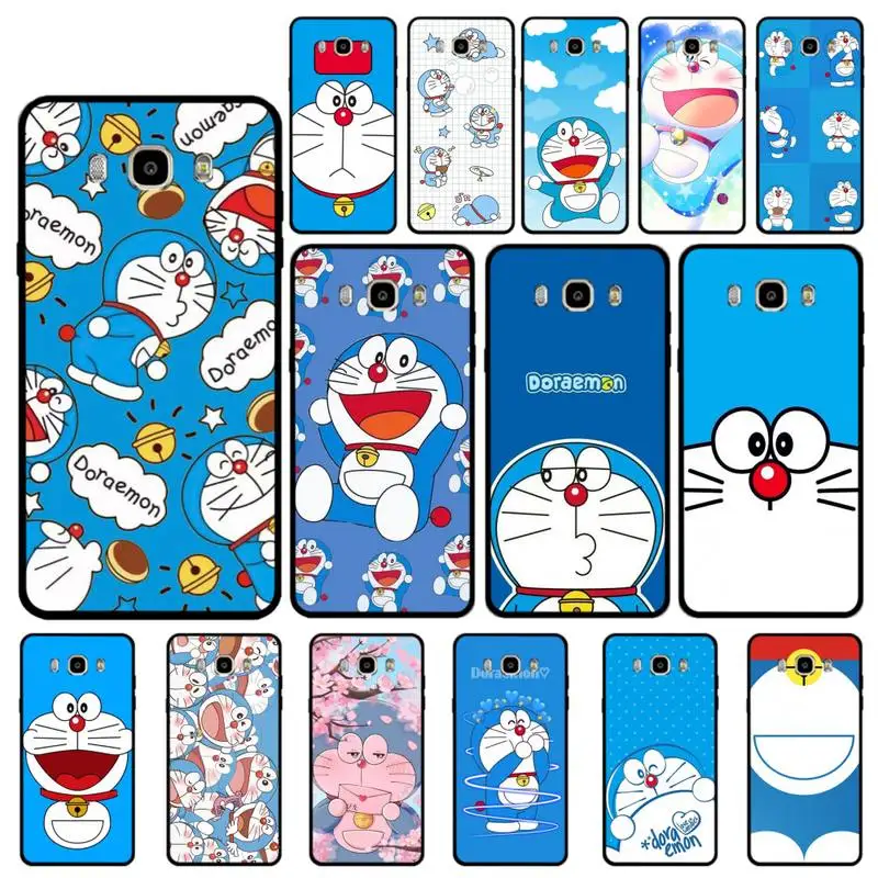 

MaiYaCa Cartoon Doraemon Phone Case for Samsung J 4 5 6 7 8 prime plus 2018 2017 2016 J7 core