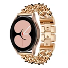 Браслет-цепочка из нержавеющей стали для Samsung Galaxy Watch 4 Active 2 44 мм 40 мм, ремешок для Galaxy Watch 3 41 мм 45 мм, 22 мм 20 мм