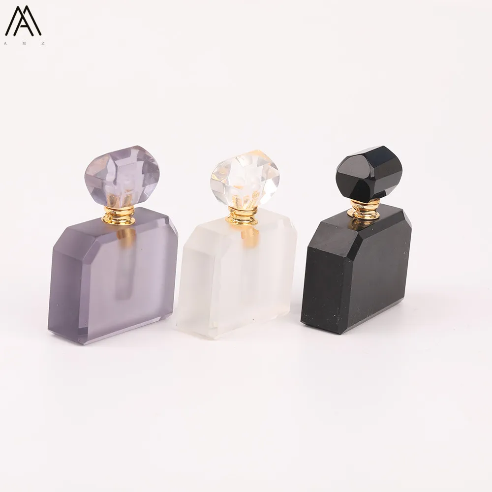 Прямоугольный кварцевый бриллиантовый аметист черный агат камень эфирное масло