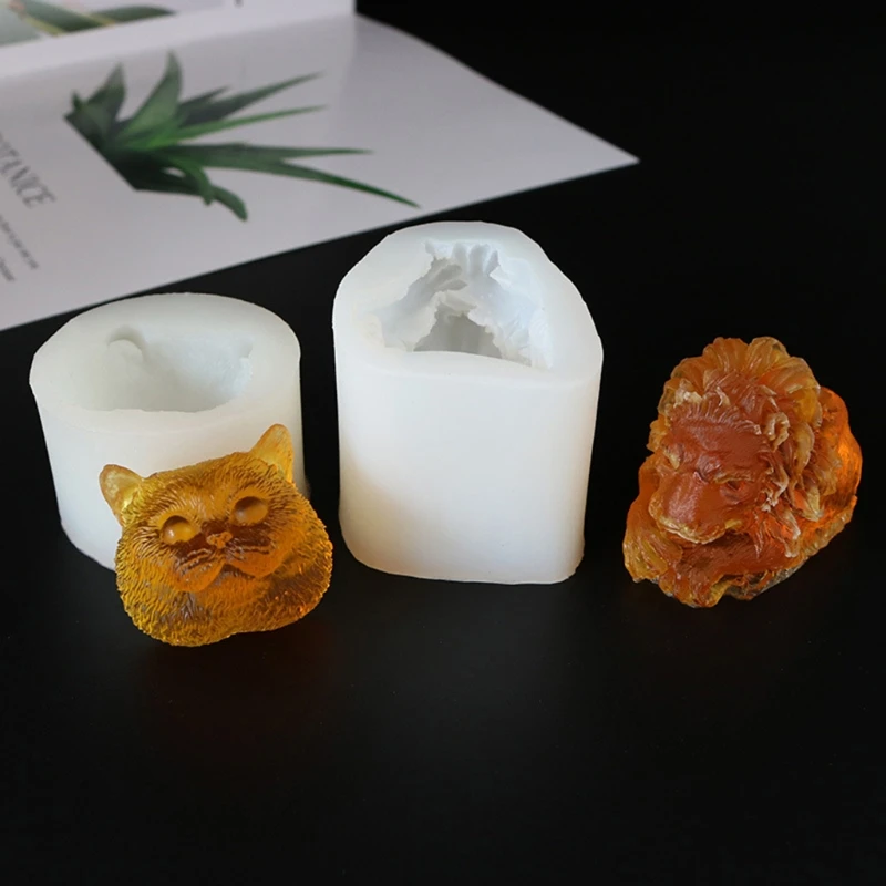 

3D Мультяшные Животные украшения фотоорнамент литые силиконовые формы