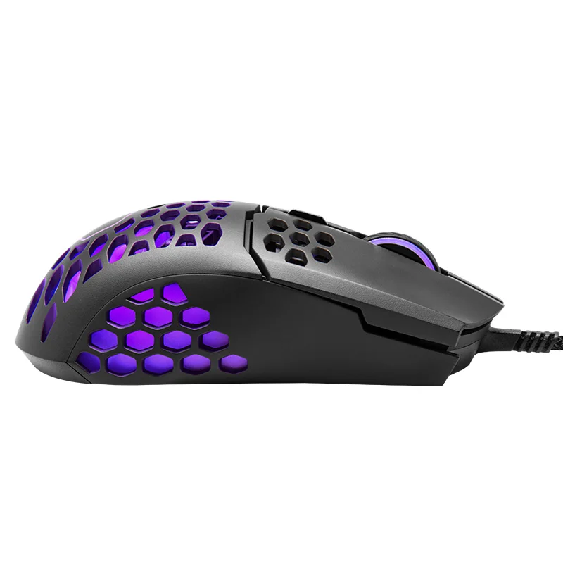 cooler master mm711 lite rgb backlight gaming mouse lightweight honeycomb shell for computer pc laptop gamer complete mause free global shipping