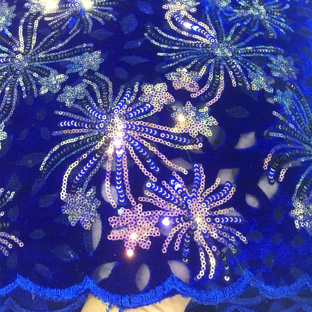 Африканская бархатная кружевная ткань 2019 высококачественное кружевное