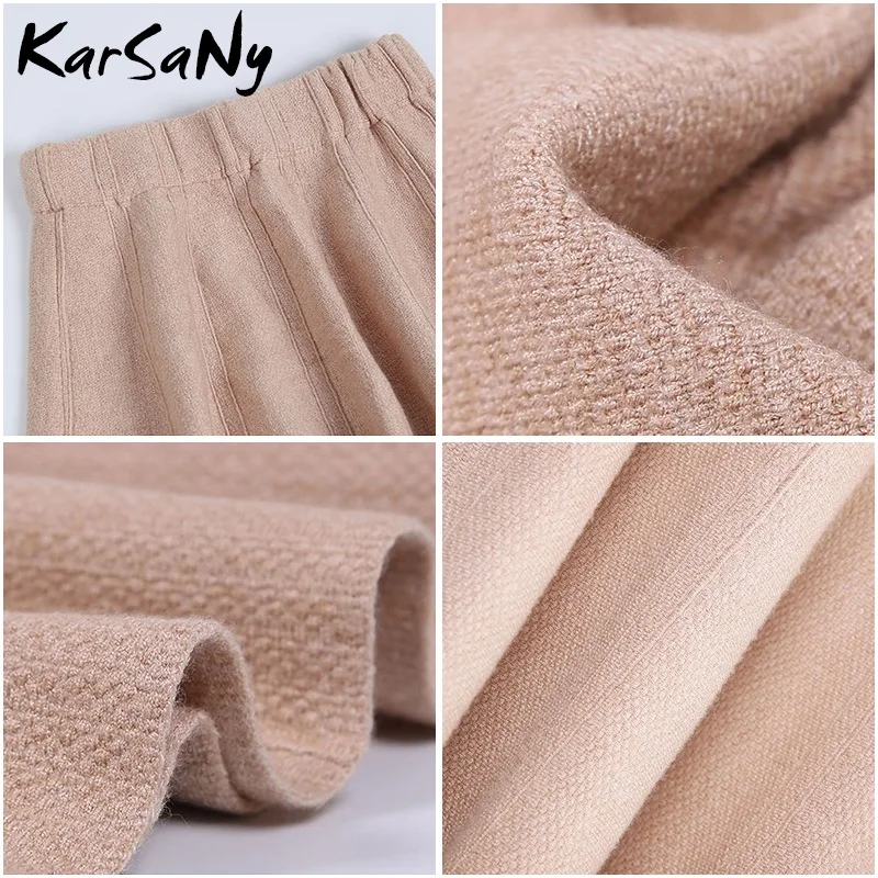 Юбка KarSaNy женская короткая трикотажная с завышенной талией школьная однотонная