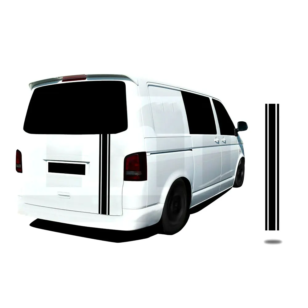 Виниловая полосатая наклейка для VW Transporter T4 T5 T6 задняя дверь дом на колесах фургон